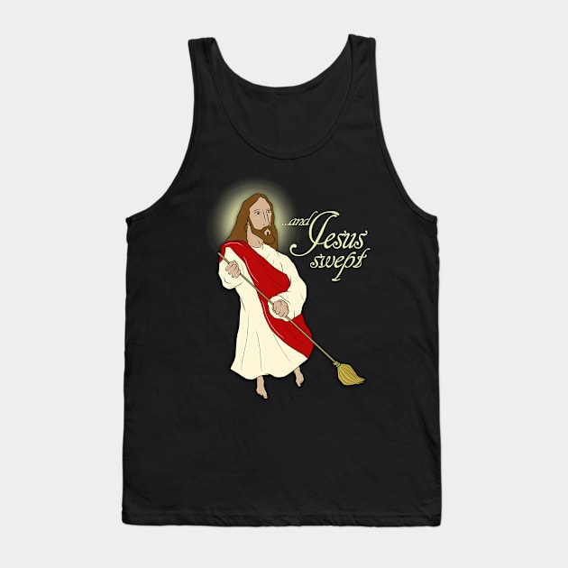 and jesus swept Tank Top by bobgoodallart